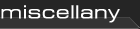 Miscellany